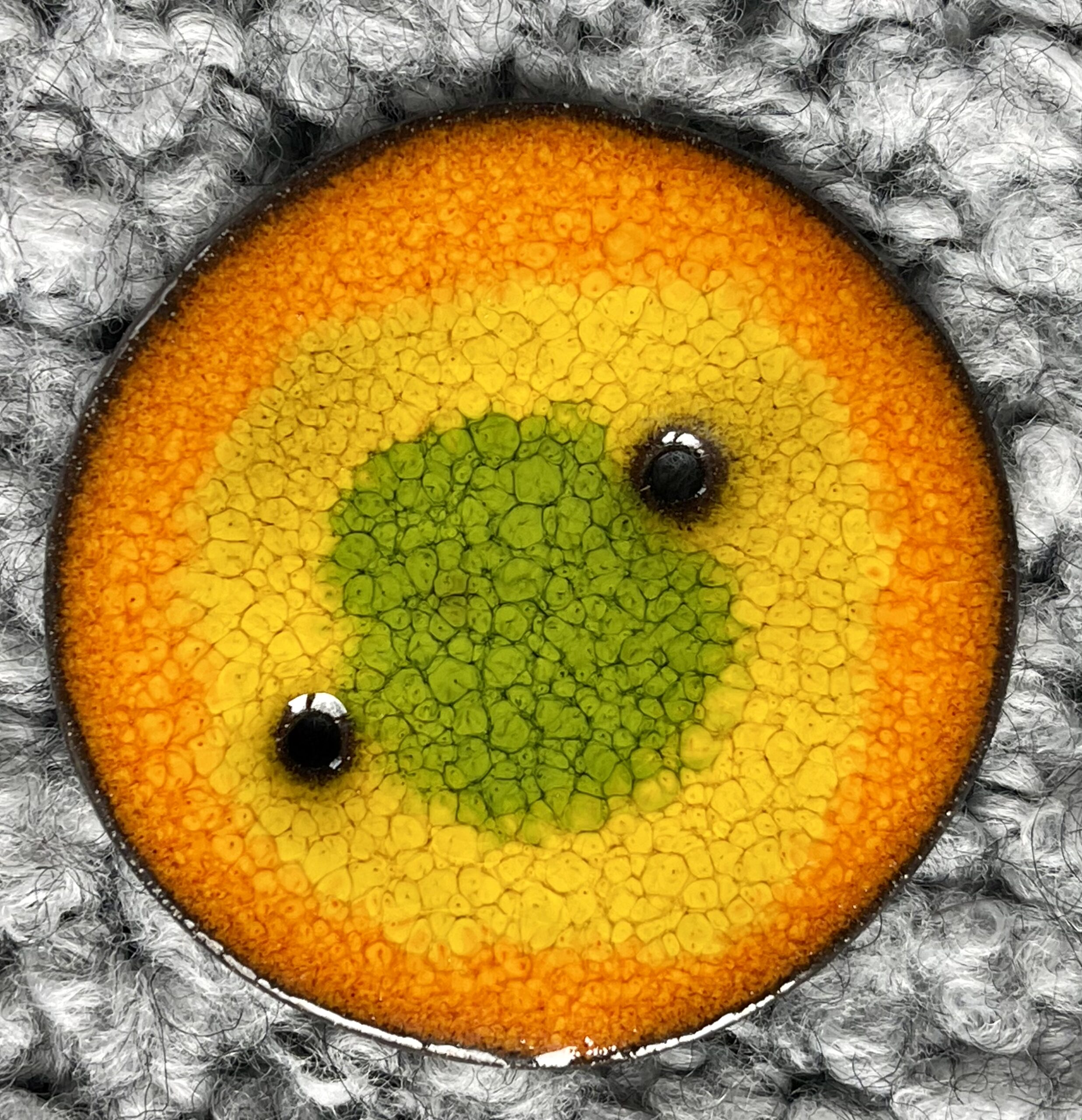 Jeden guzik - ręcznie robiony - 50 mm